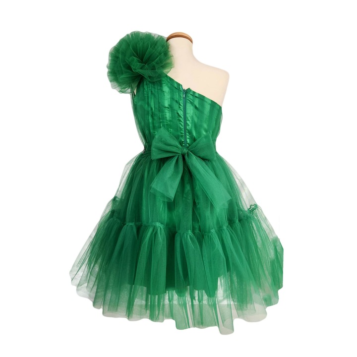 Rochie ocazie fetite, model Cleopatra, Verde