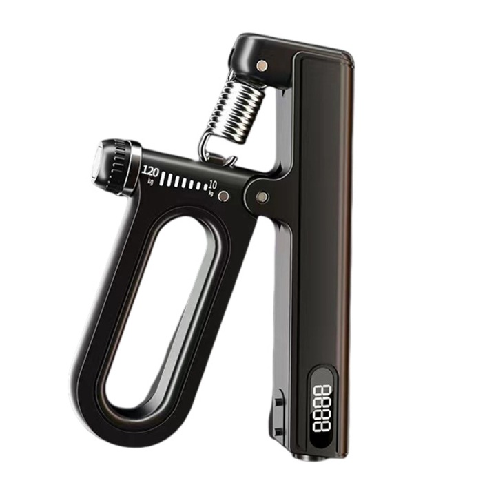 Регулируем удължител, DUTRIEUX, устойчивост 10-120 кг, с брояч и таймер, черен