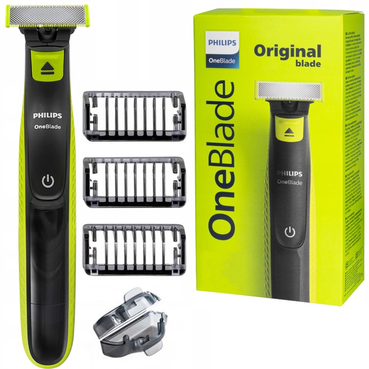 Самобръсначка Philips OneBlade QP2724/10, черен/зелен