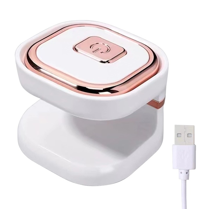 Мини LED UV лампа, DUTRIEUX, преносима, 6 крушки, Бял