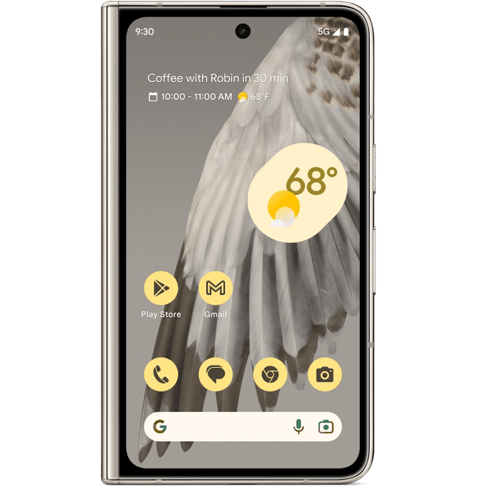 Telefon mobil Google Pixel Fold, 12GB RAM, 256GB, 5G, Porcelain