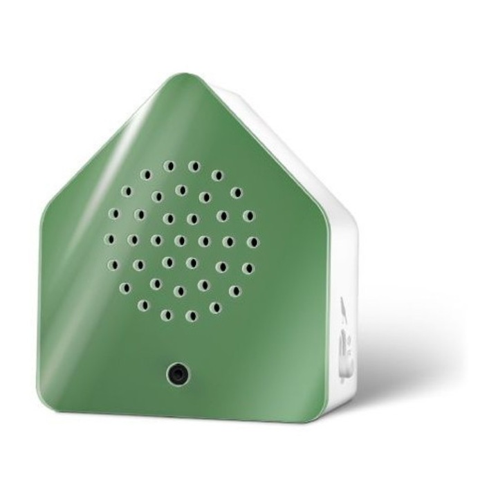 Audio box sunete ambientale, Satellite Nightingale Green, senzor miscare, incarcare USB-C