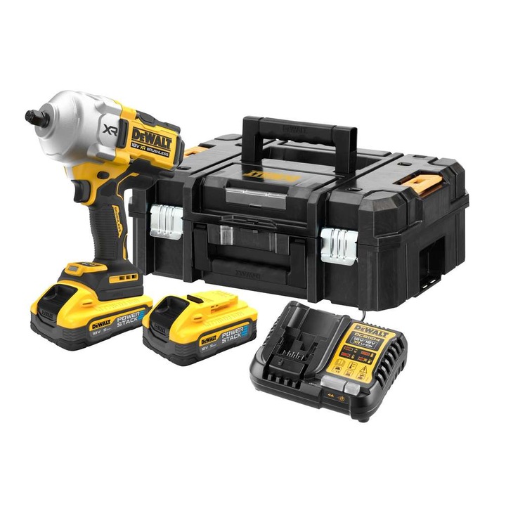 Masina de insurubat cu impact Dewalt DCF961H2T, 18V, cu acumulator