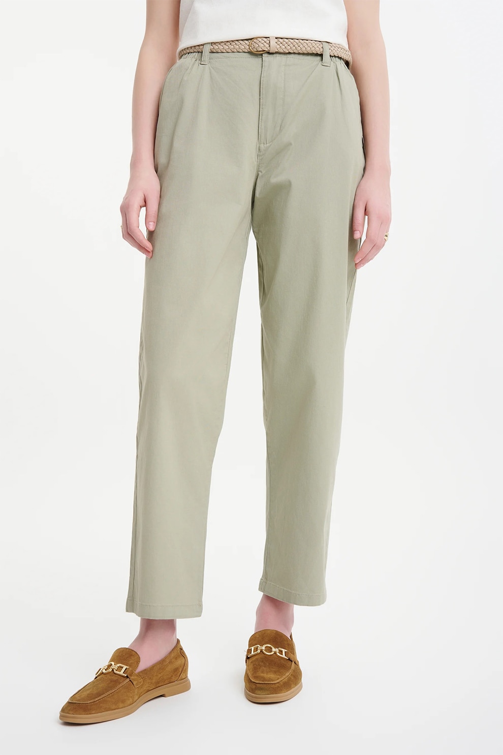 Pantaloni Larghi - KAKI - 25.00