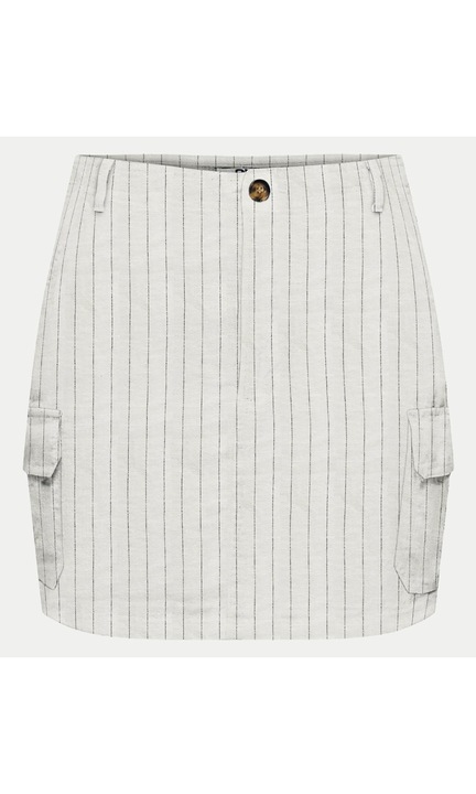 Fusta dama, Only, 303389192, Alb, Viscoza