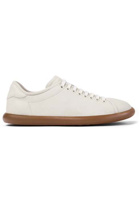 Camper, Pantofi sport Pelotas Soller 27225 de piele, Alb fildes