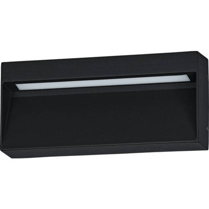 Aplica Cu Led Integrat Marugio 4, 8w 520 Lumeni, Pentru Exterior Ip65, Negru