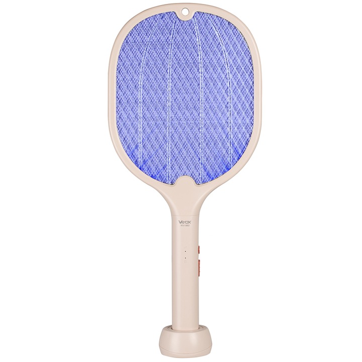 Електрически капан за комари, мухи или насекоми, Vayox IKV-960, UV, USB зареждане, 3000V, Бежов