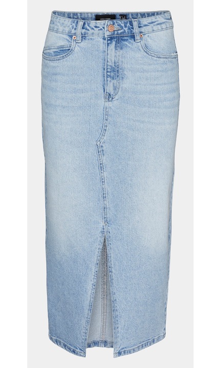 Дамска пола, Vero Moda, 303613792, Синя, Памук