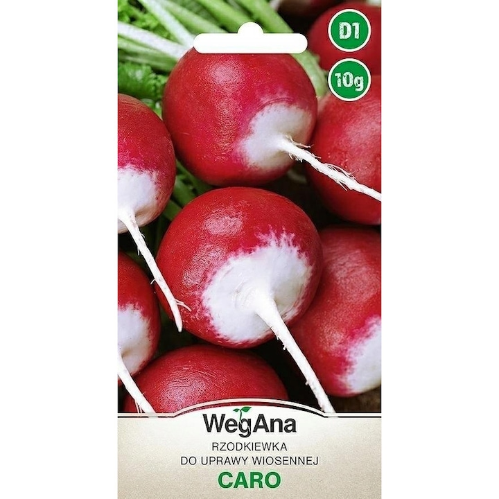 Seminte de gradina, Seminte de ridichi pentru solarii si camp, WegAna, insamantare III-IV, recoltare IV-VI, 10 g, calitate superioara, seminte premium, seminte de top