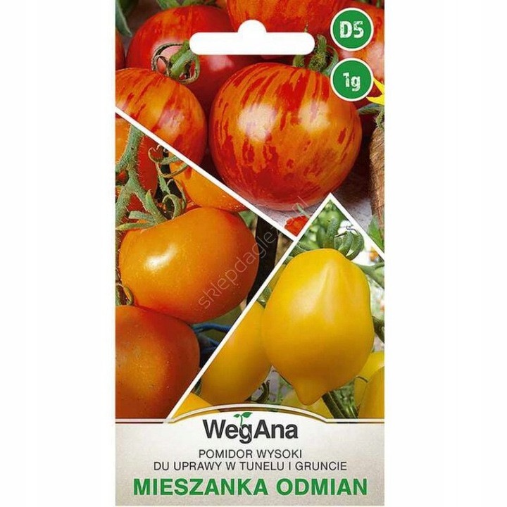 Seminte de legume, Seminte de rosii inalte, WegAna, mix trei culori, 1g, plantare III-V, recoltare VII-X, calitate superioara, seminte premium, seminte de top