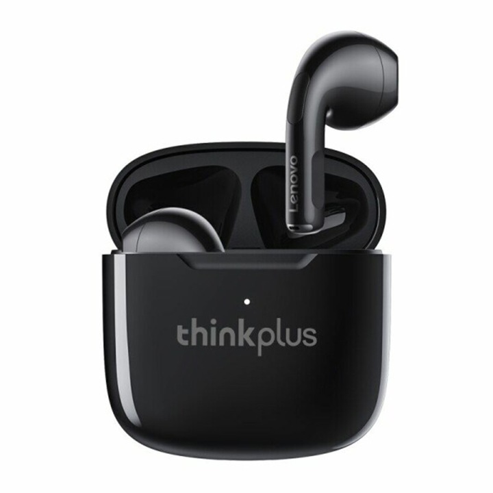 Истински безжични слушалки за поставяне в ухото - Lenovo LivePods LP1 (20817) - черни