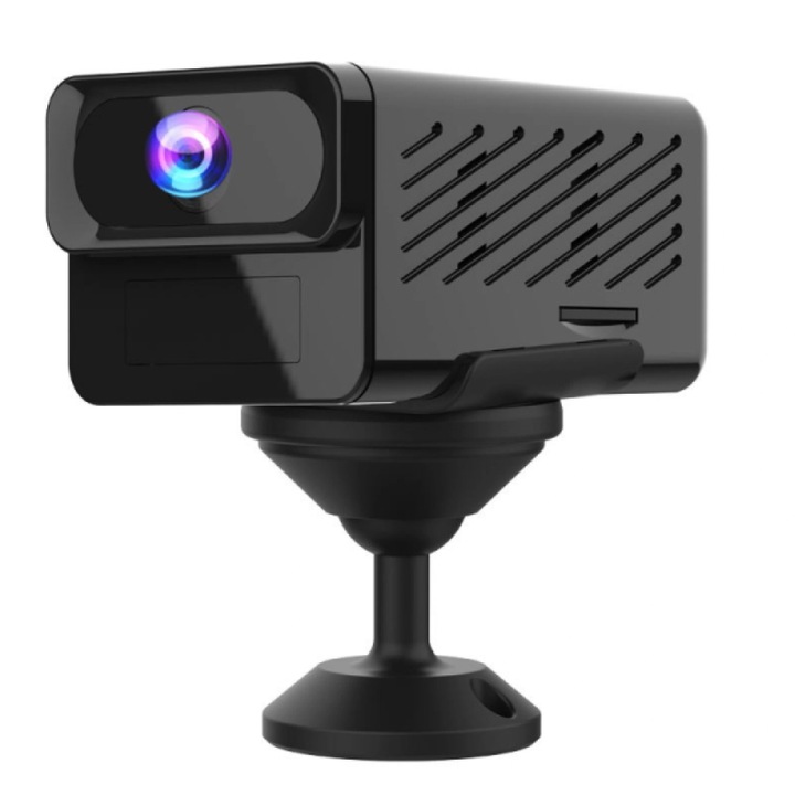 Camera ascunsa Fuvision M1 Full HD, WiFi, 128GB, 3.6mm, 13x7.5x5.2cm, neagra