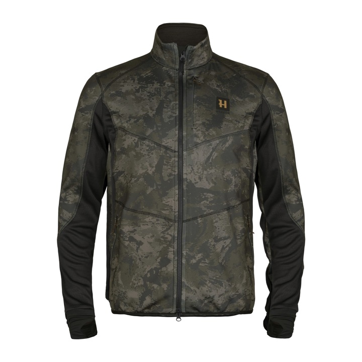 Bluza sport barbati Harkila, poliester/elastan, camuflaj, Camuflaj, 3XL