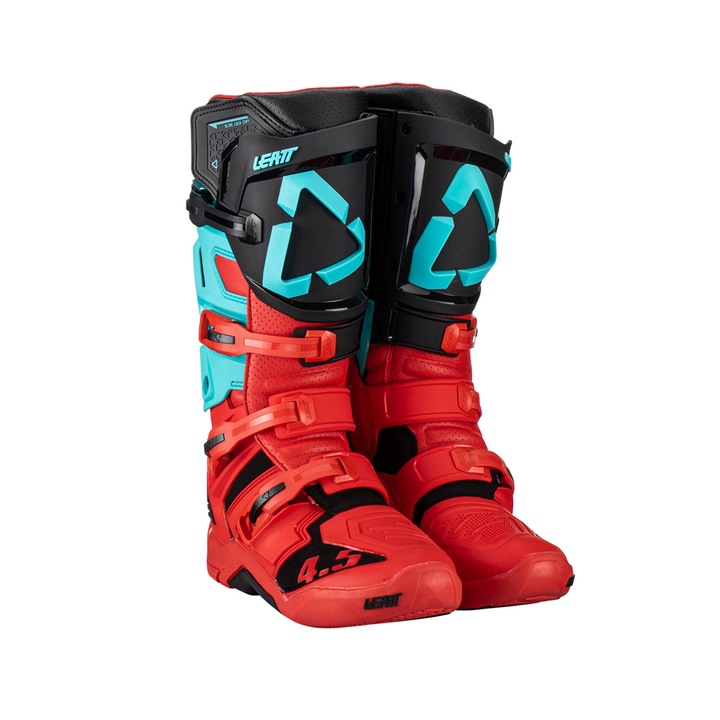 Cizme moto Leatt 4.5 Boots Fuel, multicolor, 40.5/25.5cm