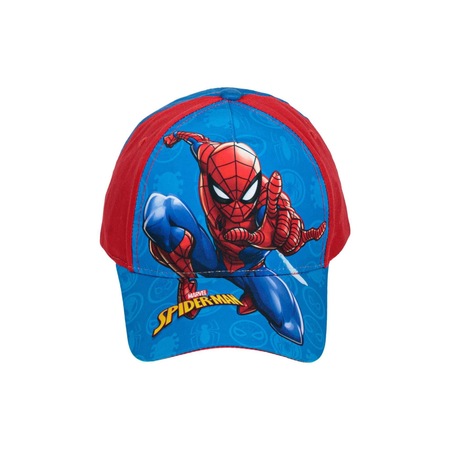 Sapca Copii si Adolescenti, Baieti, Spider-Man, Bumbac, Bleu, 54-55 cm ...