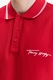Tricou polo barbati, Tommy Hilfiger, Rosu, Bumbac, L Rosu L INTL