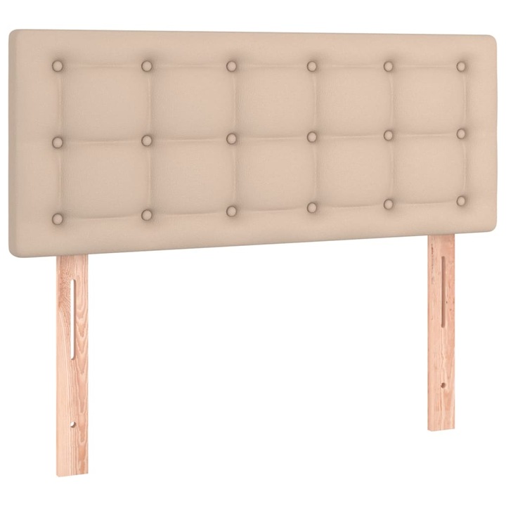Tablie de pat vidaXL, cappuccino, 80x5x78/88 cm, piele ecologica, 4.8 kg 346409
