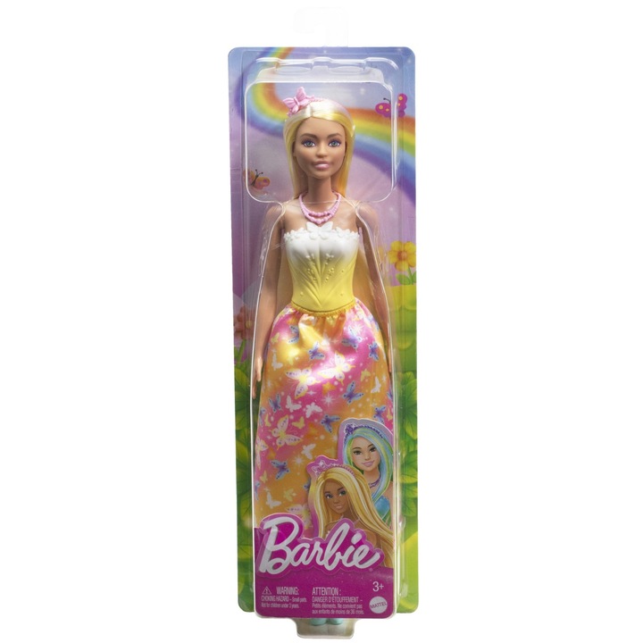 Кукла Barbie Dreamtopia - Барби с руса коса и жълти кичури