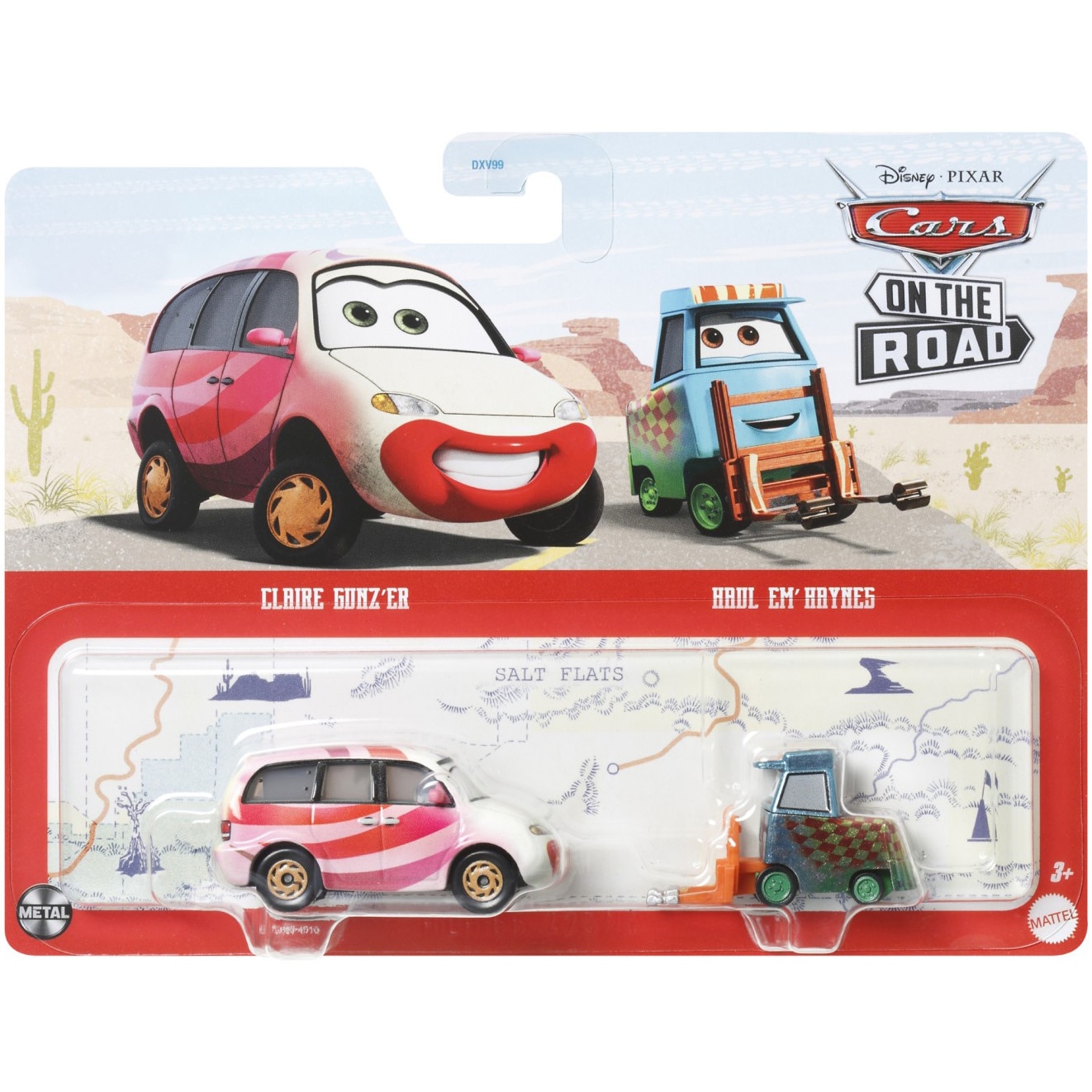 Set 2 masinute diecast Disney Cars 3 - Claire Gunzer si Haul Em Haynes