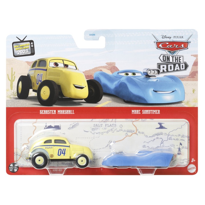 Disney Cars 3 fémautó készlet, 2db. Gearsten Marshall és Marc Sondtimer