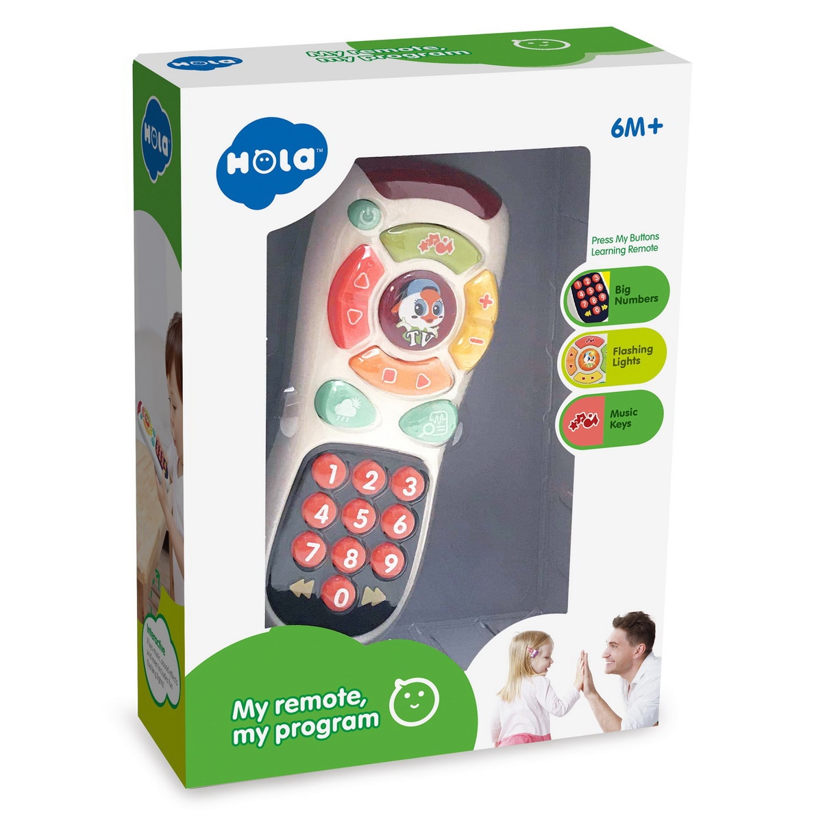 Jucarie bebelusi Hola - Prima mea telecomanda muzicala