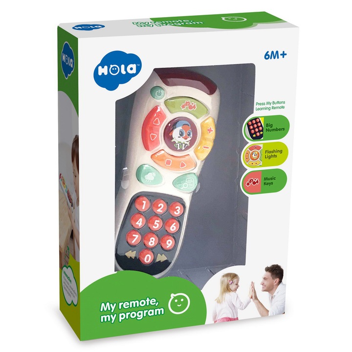 Jucarie bebelusi Hola - Prima mea telecomanda muzicala