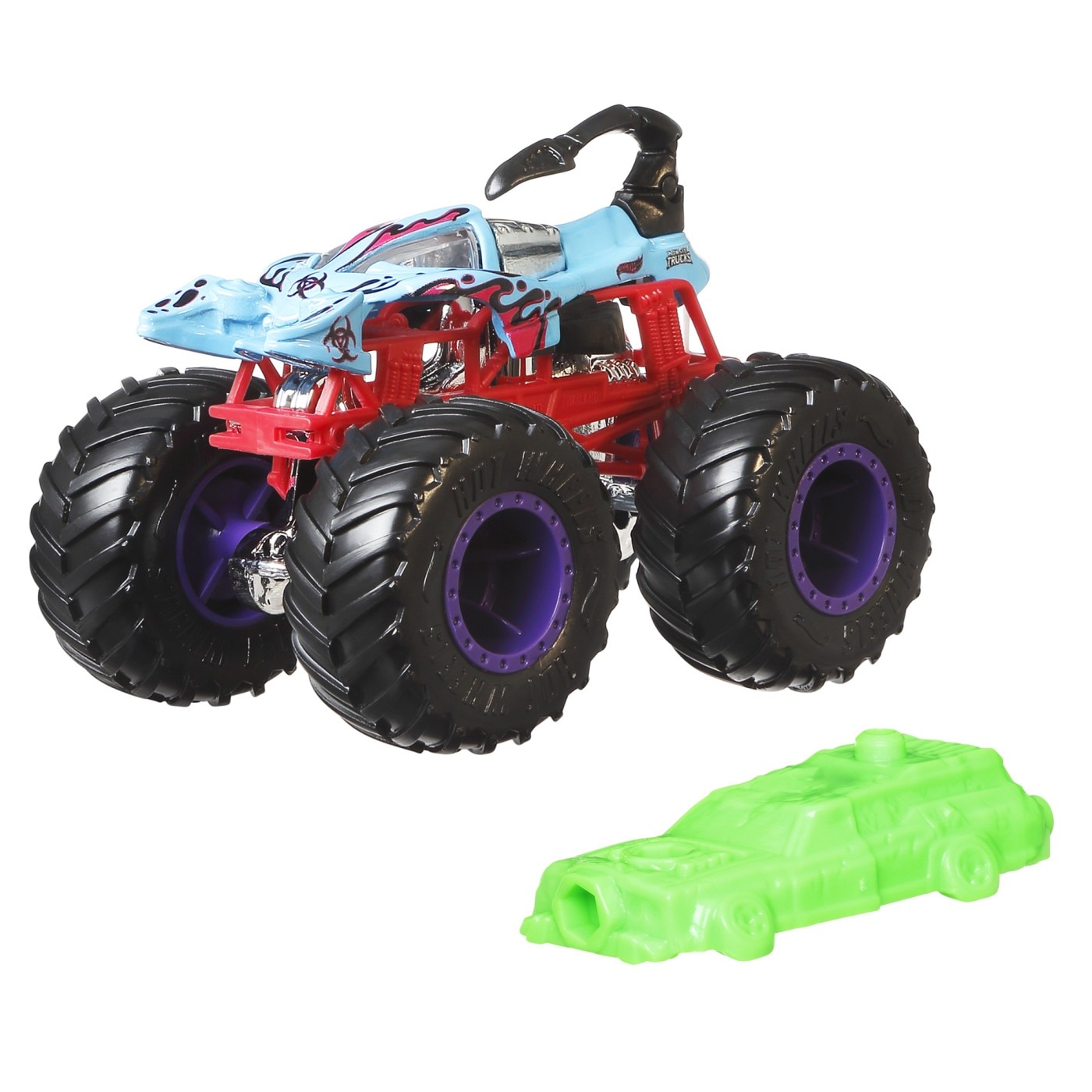 Количка Hot Wheels Monster Truck - Scorpedo, Мащаб 1:64 - eMAG.bg