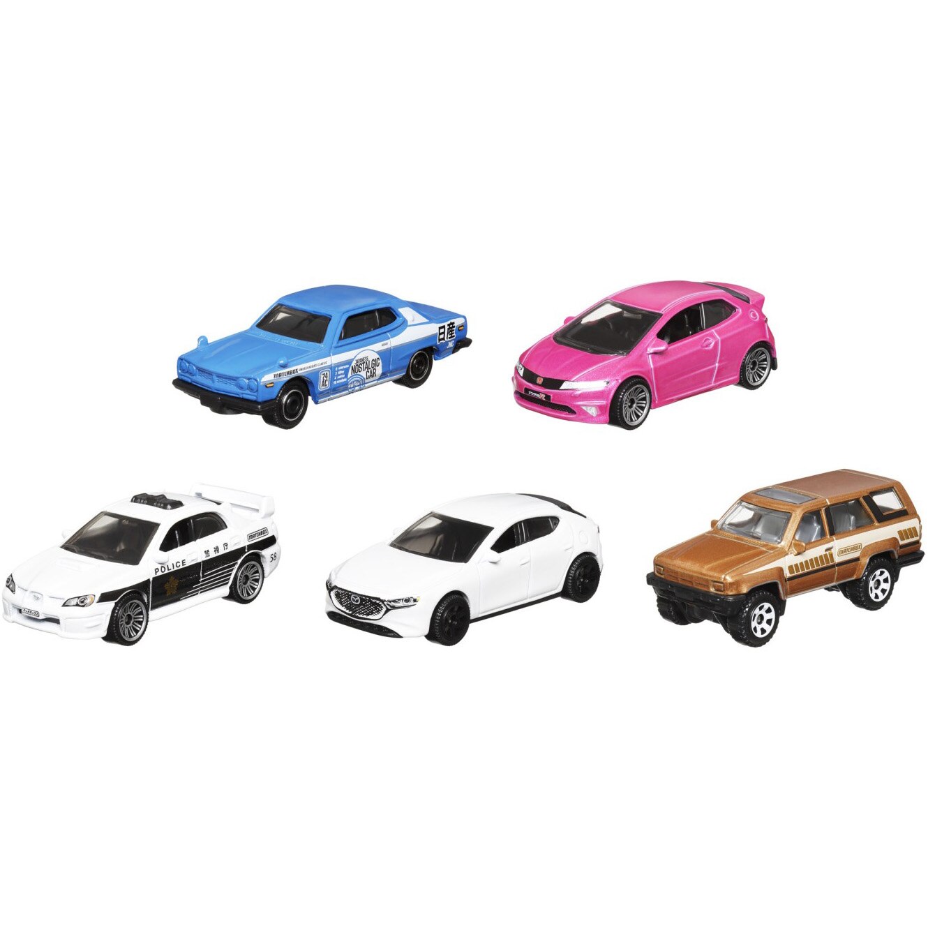 ミニカー michmach Set 5 masinute Matchbox - MBX, Japan Cruisers, scara 1:64 - eMAG.ro