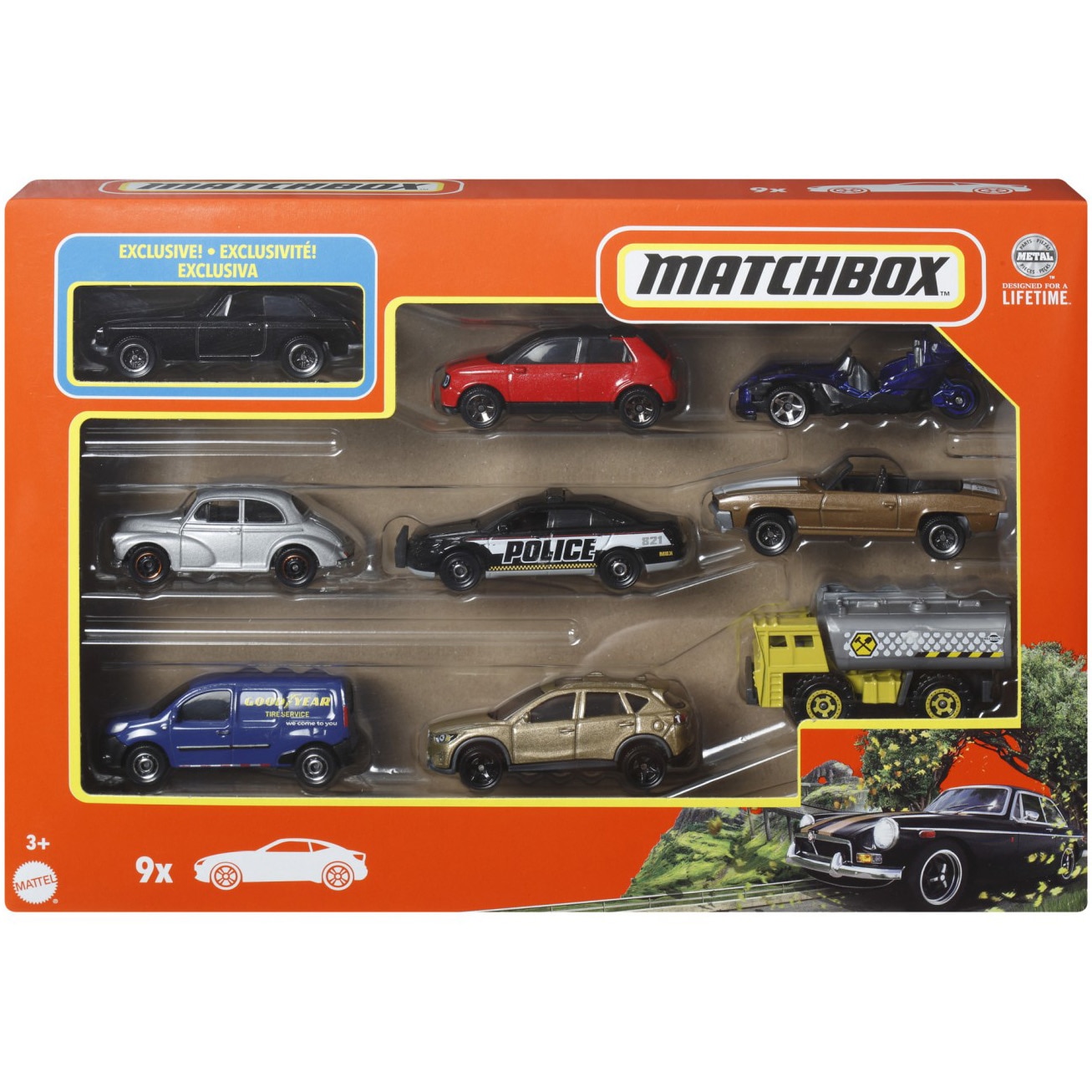 マッチボックス　15 Set 9 masinute Matchbox - Mgb Gt Coupe 1971 - eMAG.ro