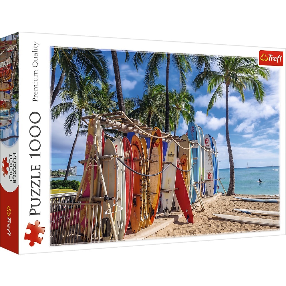 Puzzle Trefl - Plaja Waikiki, 1000 piese