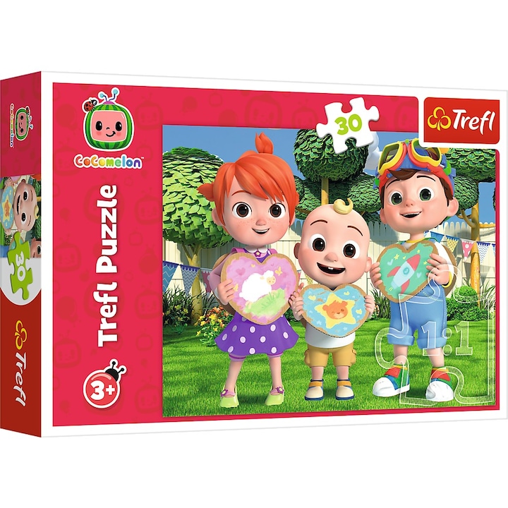 Puzzle Trefl - Cocomelon, Sa ne jucam impreuna, 30 piese