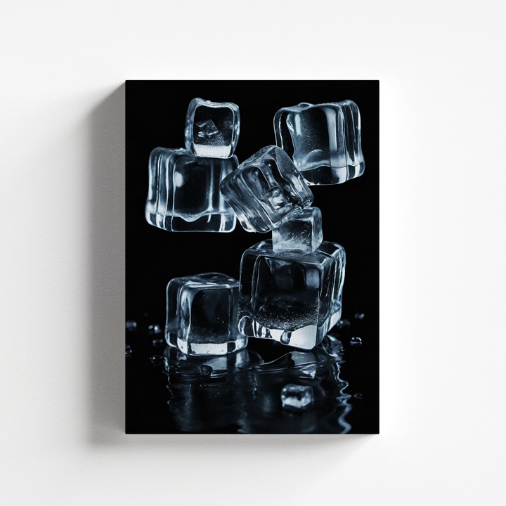 Tablou canvas Cuburi de gheata, 50x70cm