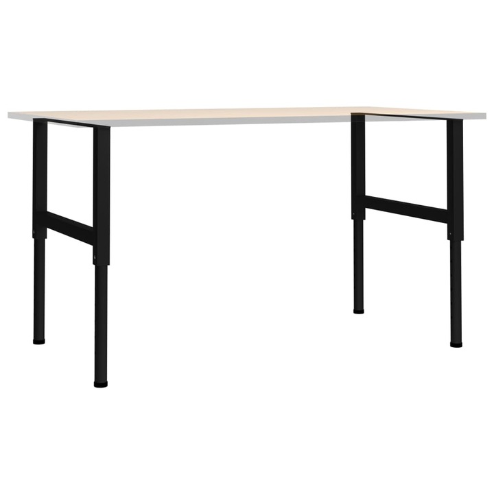 Метална рамка за работна маса, Zakito Europe, 85x69-95.5 см, Черна