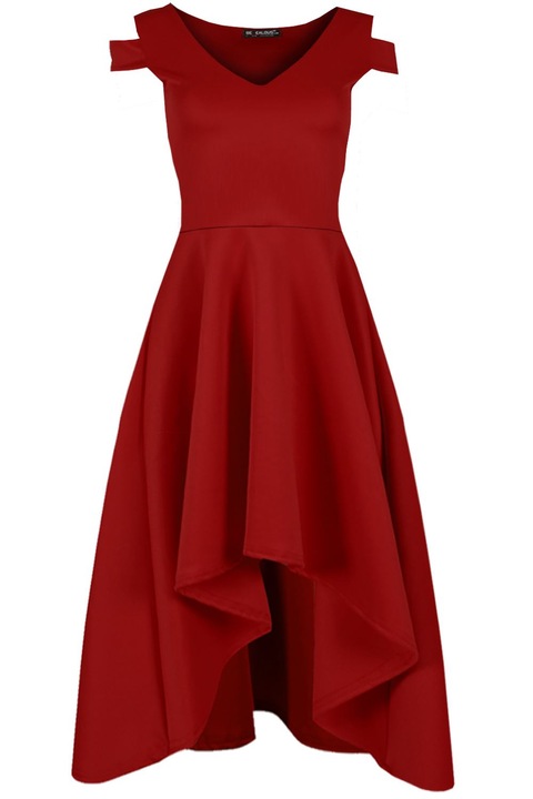 Rochie, JUP, Poliester, Rosu, S/M