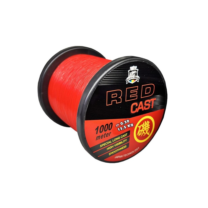Fir Red Long Cast 1000m, 0.30mm