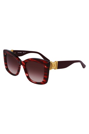 Karl Lagerfeld KL6139S 609 53-21-140 Cat Eye Sunglasses- NWOT Sunglasses KARL LAGERFELD KL 6139 S 609 Striped Red  main image 3