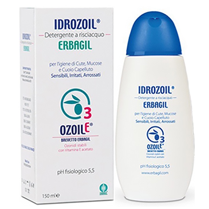 Detergent cutanat, Erbagil, Idrozoil, 150 ml