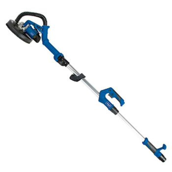 Masina de slefuit rotativa pentru gips carton Scheppach DS920X 5903817901, 710 W, 1800 RPM, viteza reglabila, 220-240 V, 225 mm diametru disc, 410 cm lungime cablu alimentare, 6 discuri slefuire, furtun aspirator, cheie imbus, tija conectare