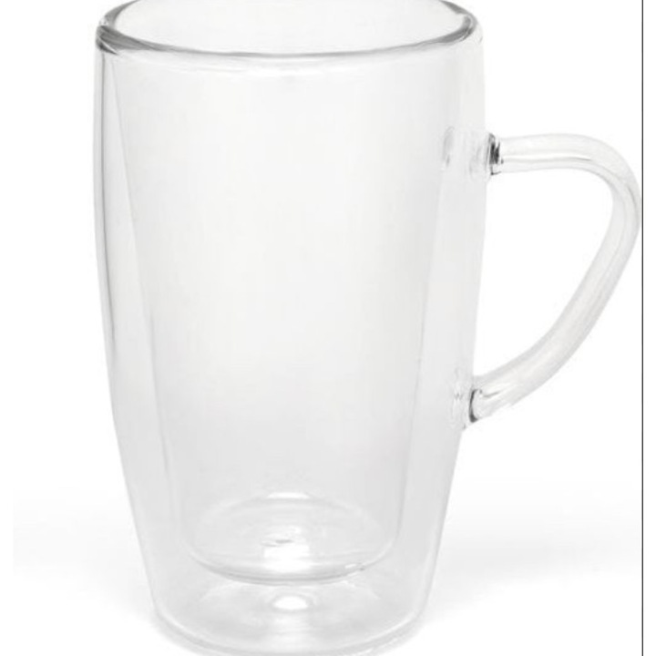 Duplafalú üvegbögre 450ml