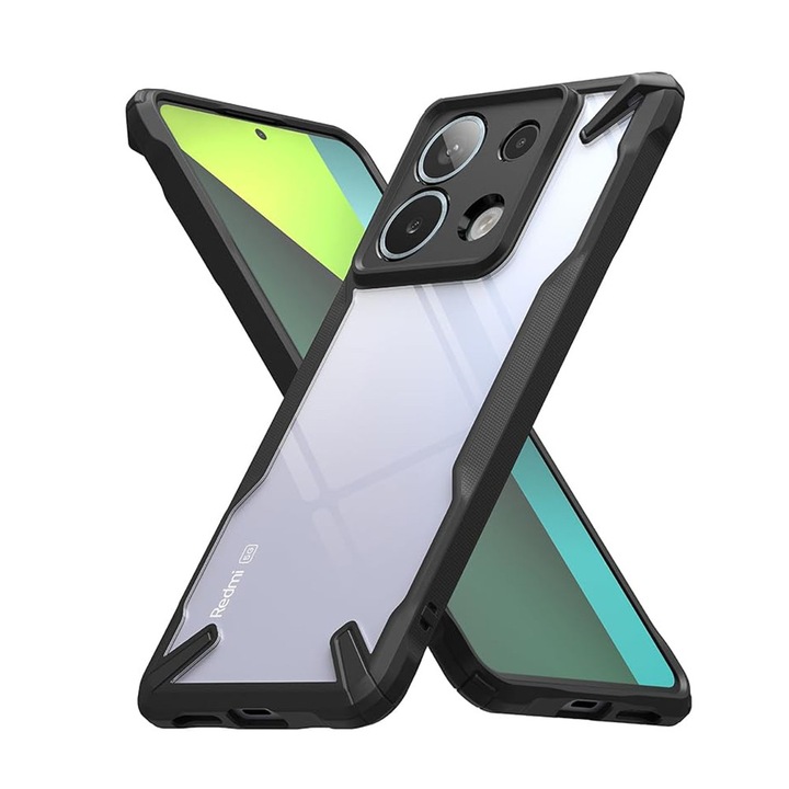 Калъф за Redmi Note 13 Pro 5G / Poco X6 - Ringke Fusion X - черен