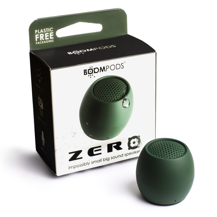 Boompods Zero Speaker ZERGRN зелен bluetooth високоговорител