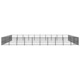 Cusca pentru caini Zakito Europe, otel vopsit electrostatic, negru, 970x873x100 cm