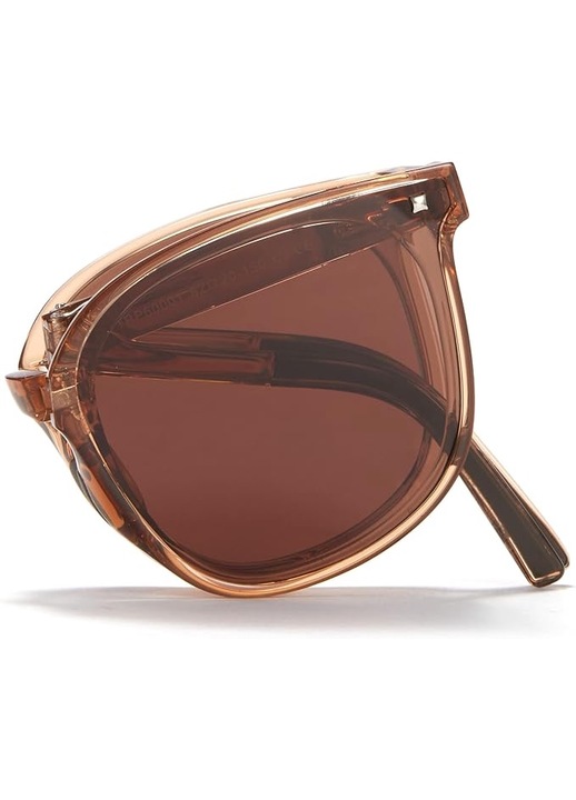 Ochelari de soare pliabili, Cat Eye, protectie UV400, maro, One-Size
