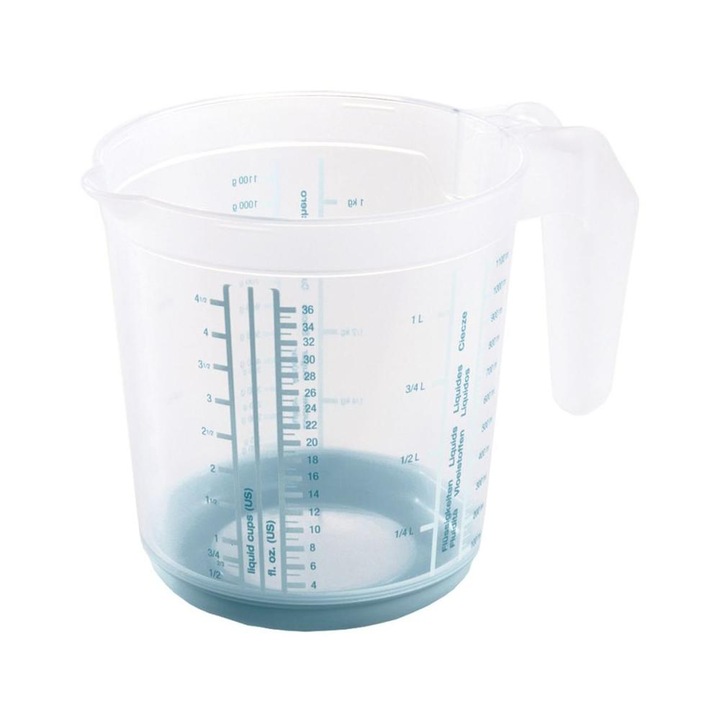 Cana gradata pentru masura Keeper 1L 13.5x14.2cm Massimo Nordic Blue