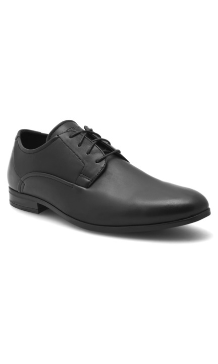 Pantofi barbati, LANETTI, 377627, Piele ecologica, Negru, 46 EU