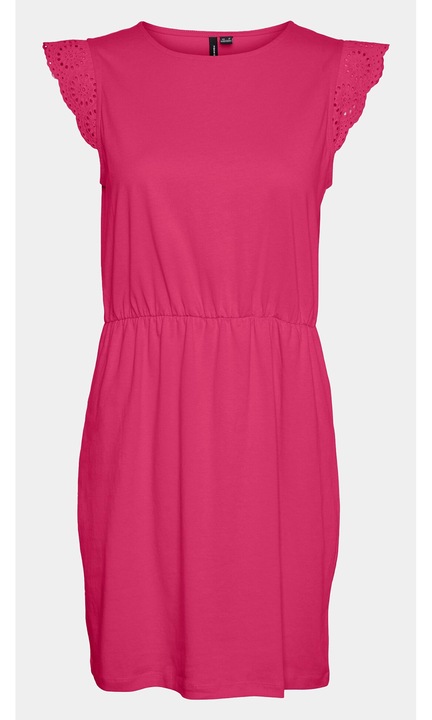 Дамска рокля, Vero Moda, 303613181, Розова, Памук