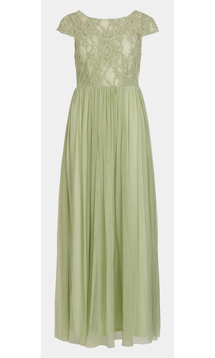 Rochie dama, Vila, 303566586, Verde, Bumbac