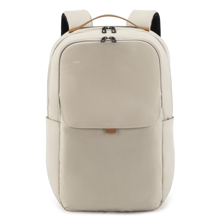 Rucsac 15.6" sport casual, impermeabil, usor, VGOAL, 30.5x15x44 cm, Bej