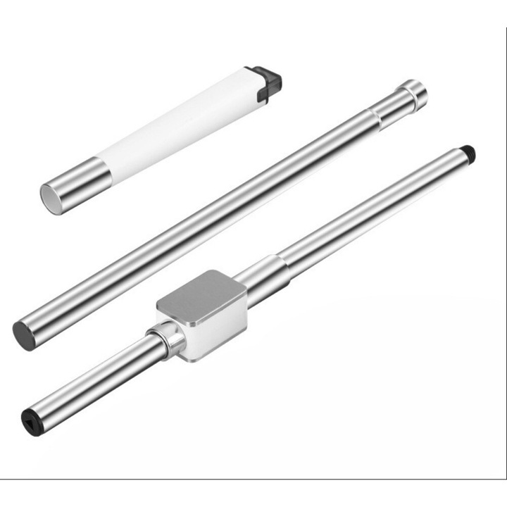 Tija inox Dreamramp pentru galeata ovala, 3 piese, gri